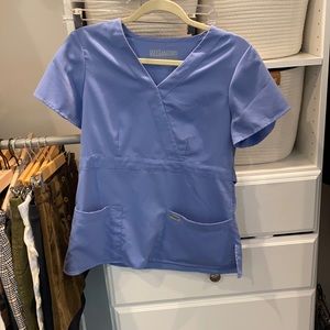 Greys anatomy ceil blue top